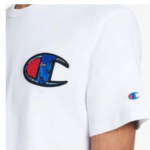 ✅✅Champion Heritage Big C Appliqué T shirt